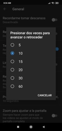 Appuyez deux fois sur YouTube