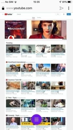 ouvrir youtube