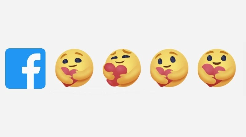 Réaction d'étreinte Facebook