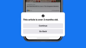 Facebook vous avertira si une ancienne nouvelle va être partagée