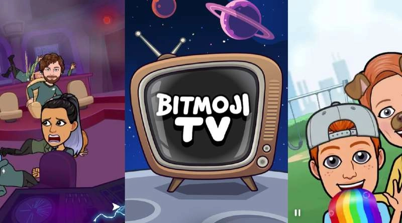 Snapchat de l'émission télévisée Bitmoji