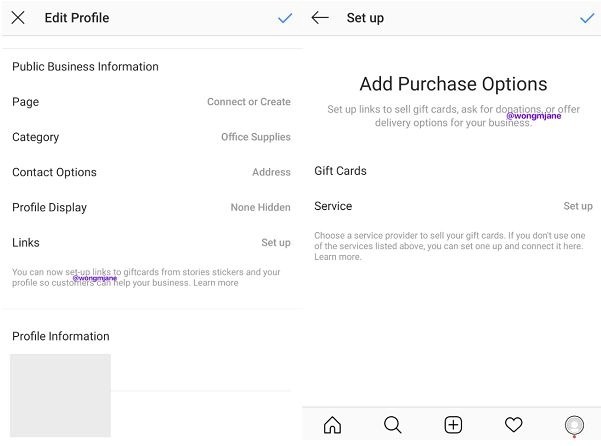 Liens Liens Instagram