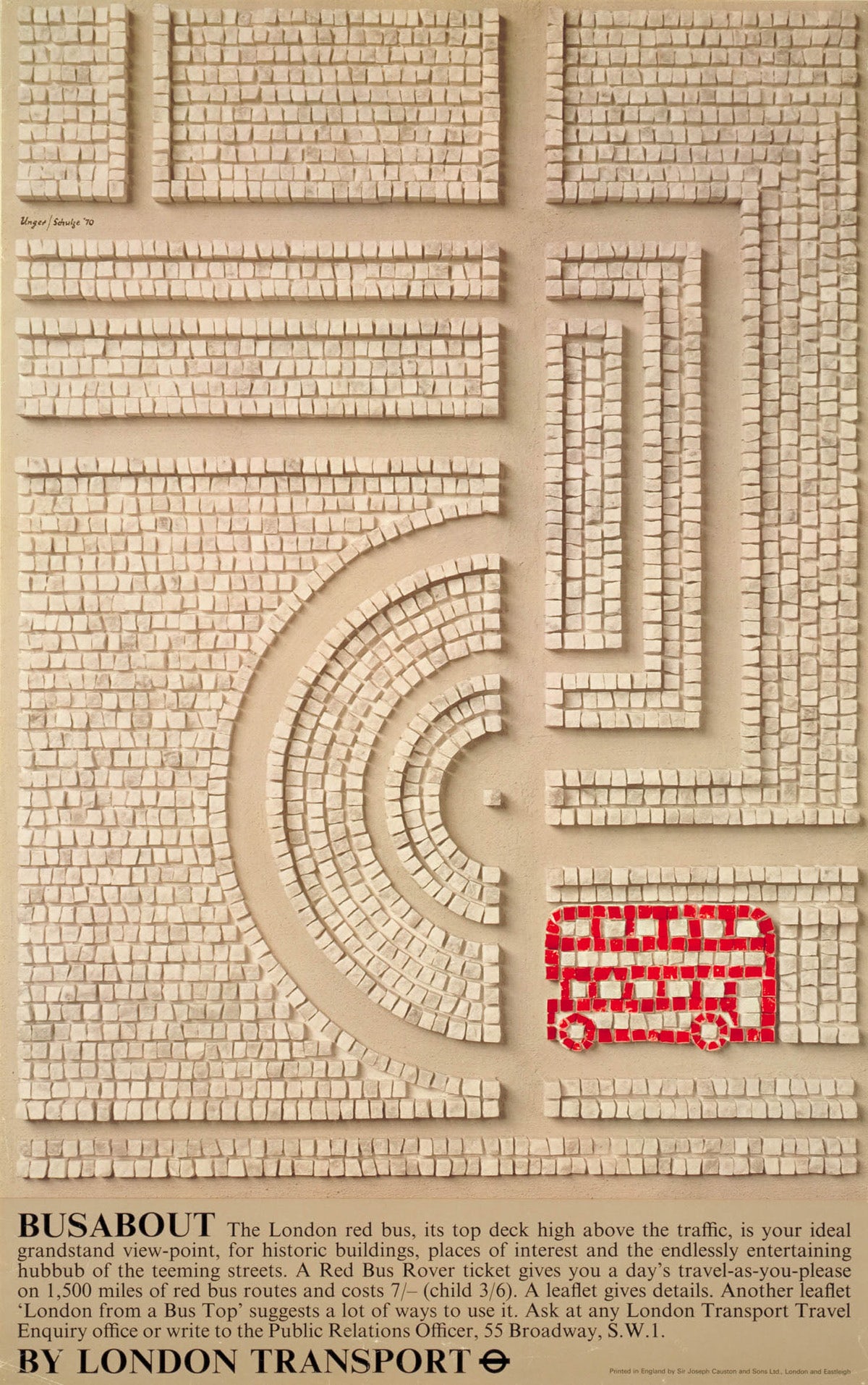 Conception d’affiche au London Transport Museum