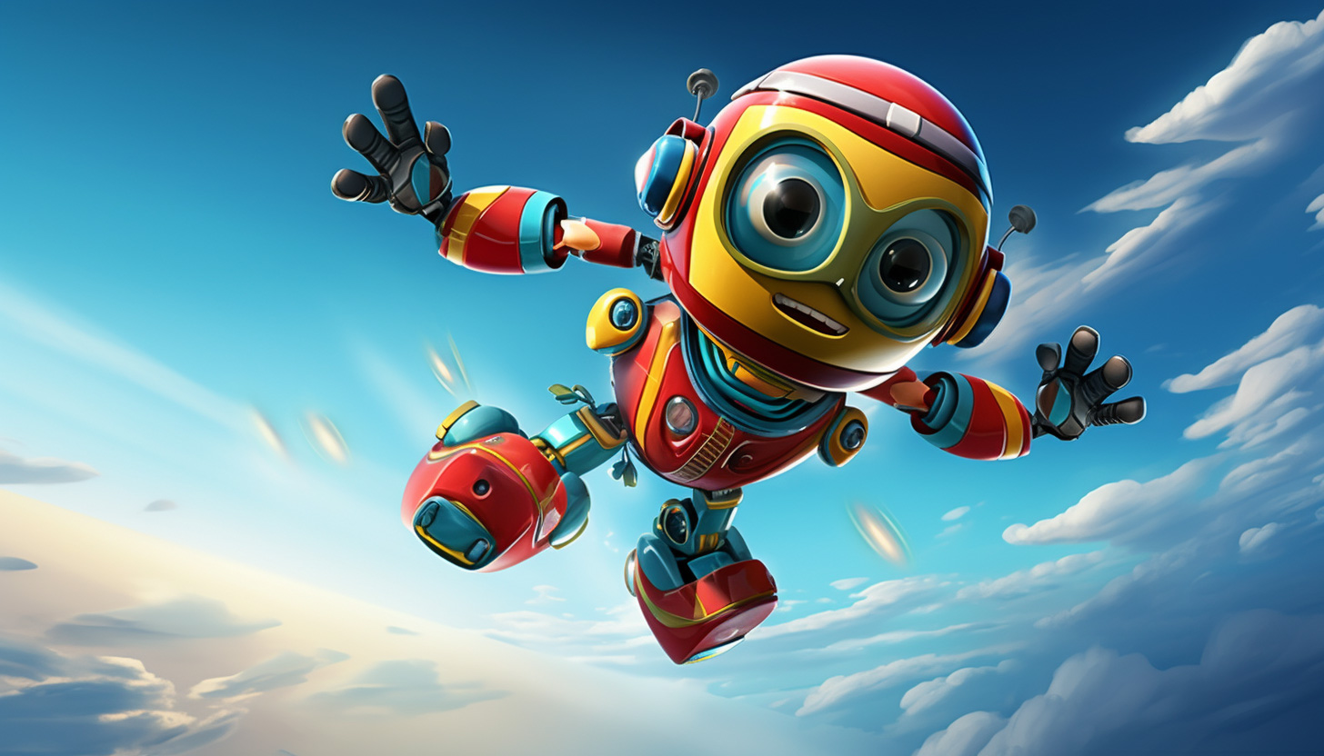 Plongée en parachute avec un robot Google