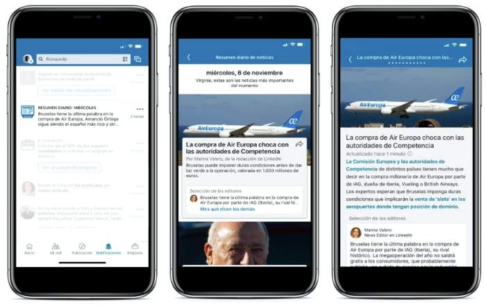 LinkedIn Actualités Espagne