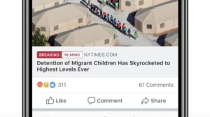 Facebook autorise davantage de médias et dans davantage de pays à utiliser le label « Breaking News »