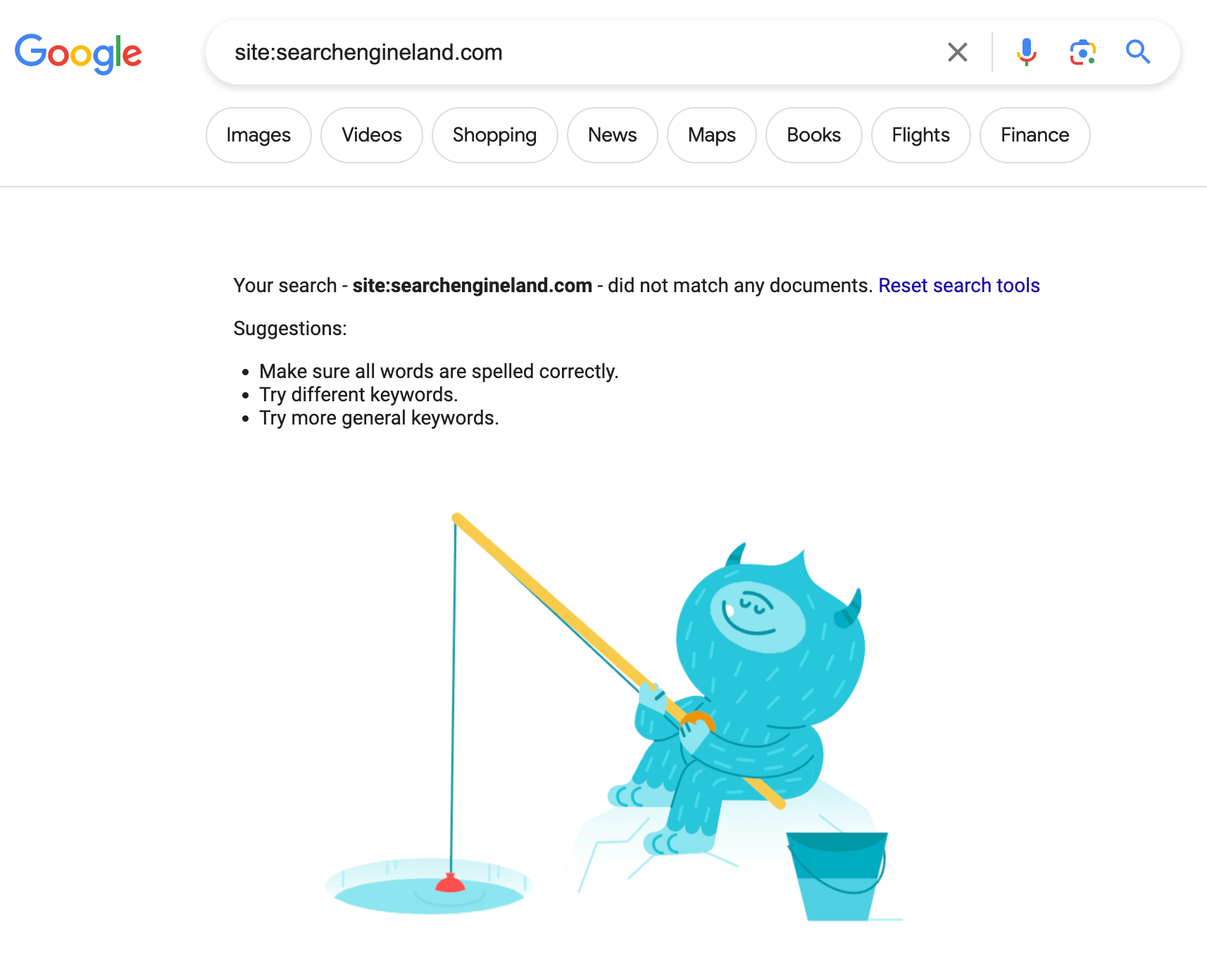 Commande Google Sélectionner le site