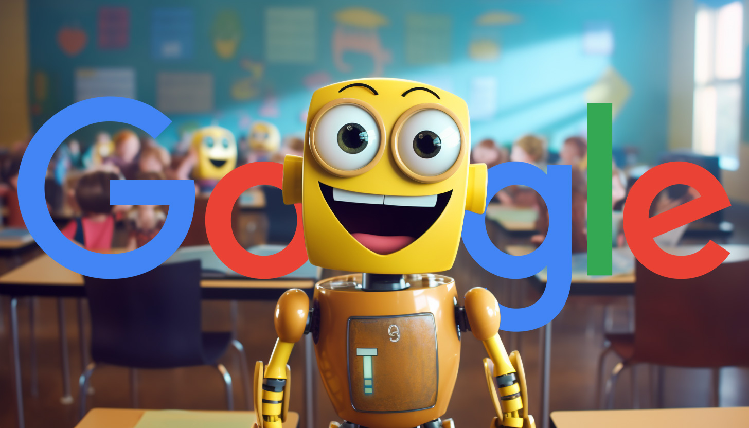 Logo Google de la salle de classe des robots