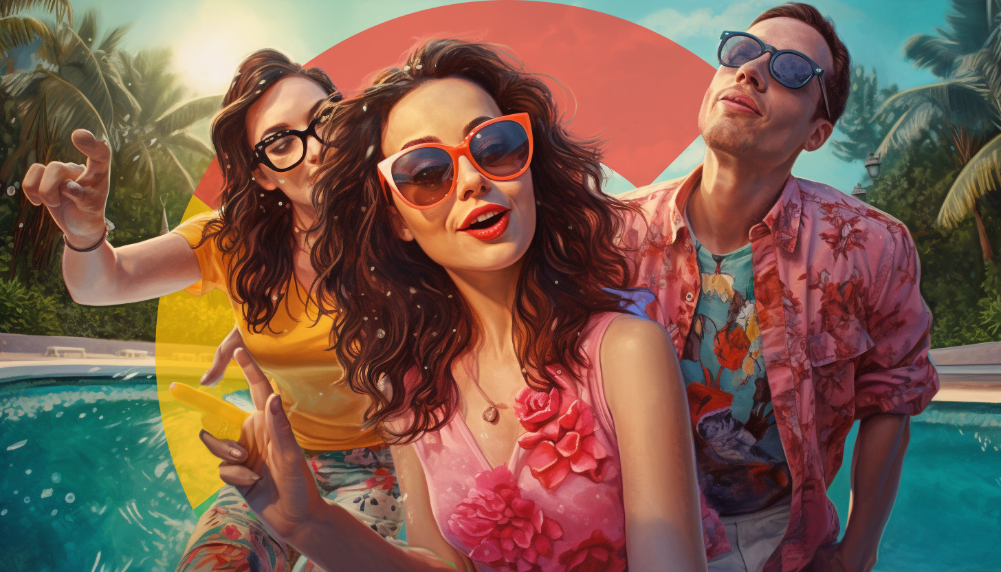 Influenceurs des médias sociaux Logo Google