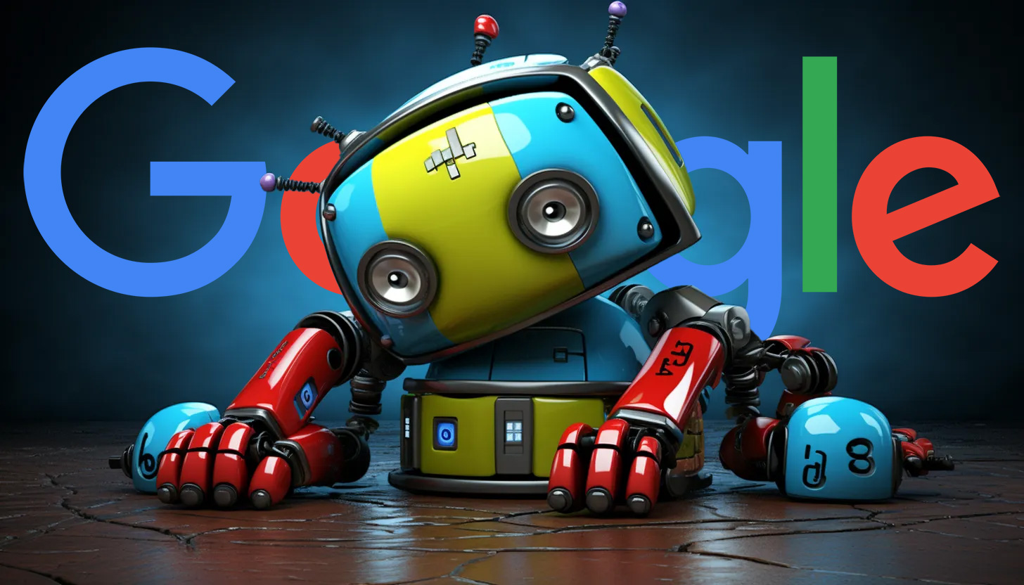 Google Robot blessé fatigué