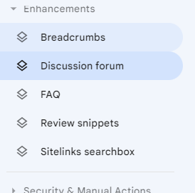 Forum de discussion de la console de recherche Google