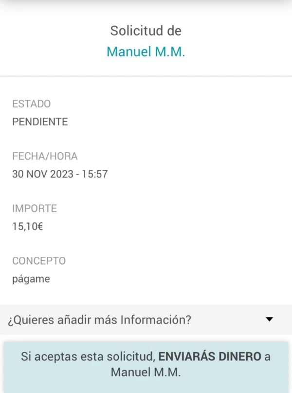 J'envoie de l'argent bizum