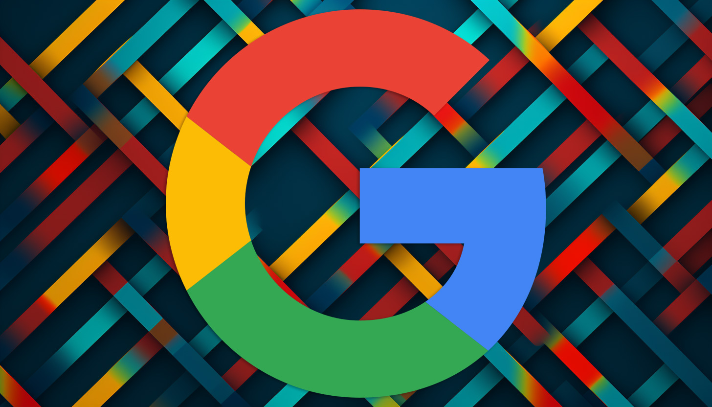 Barres obliques Google