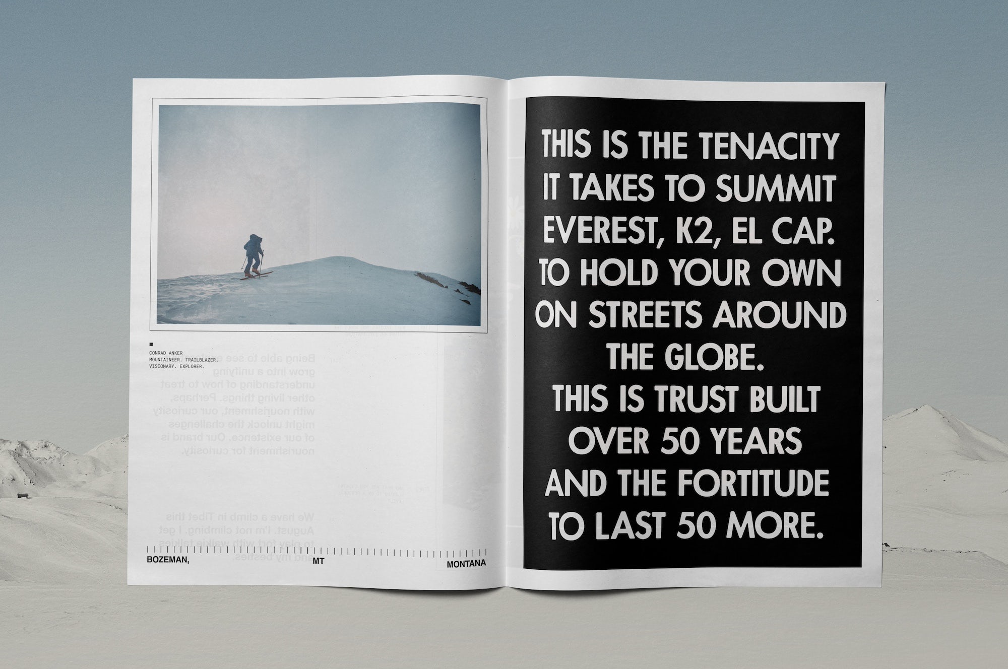 Les œuvres rassemblées - The North Face - Zine Spread - 7