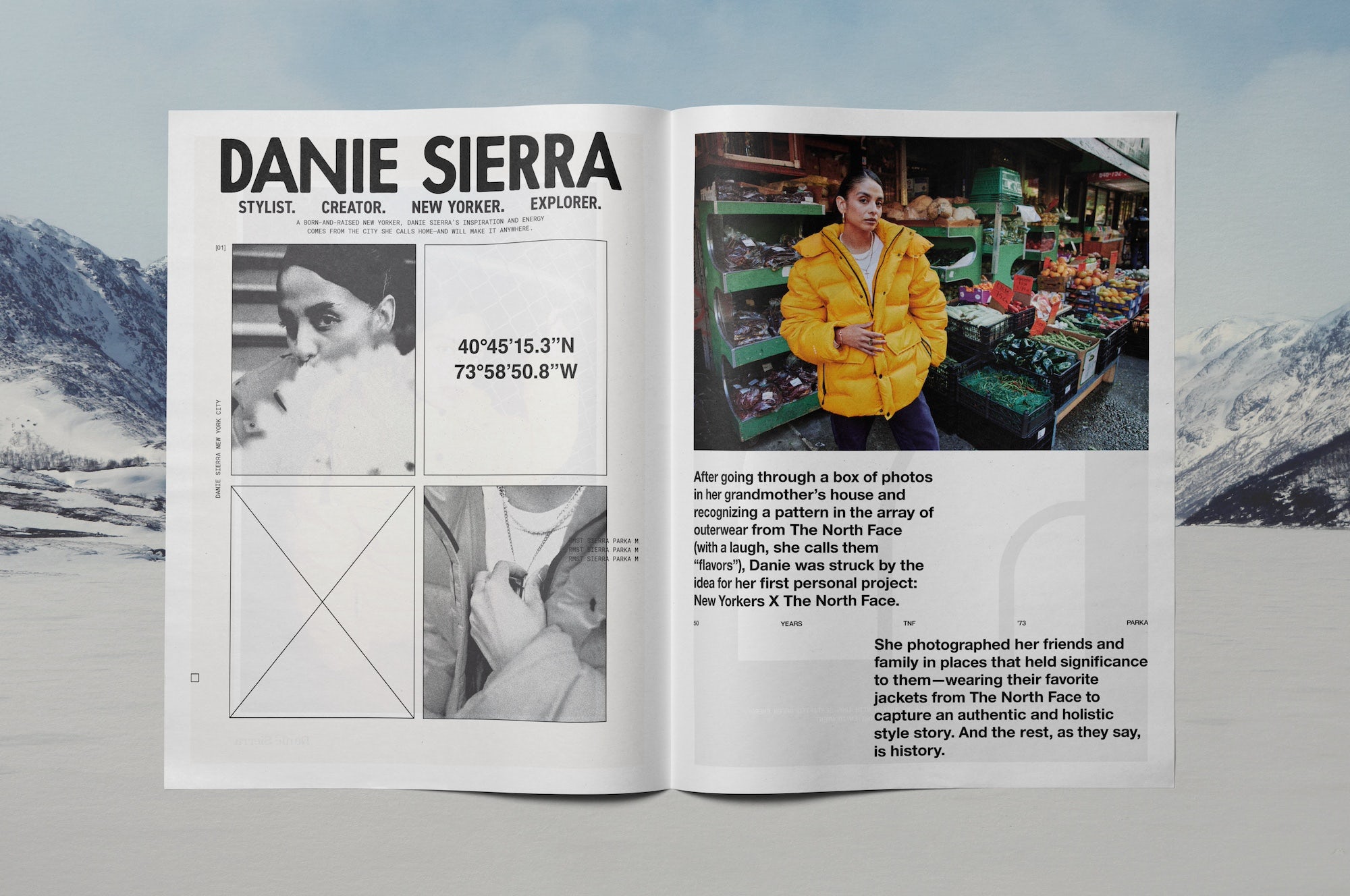 Les œuvres rassemblées - The North Face - Zine Spread - 17