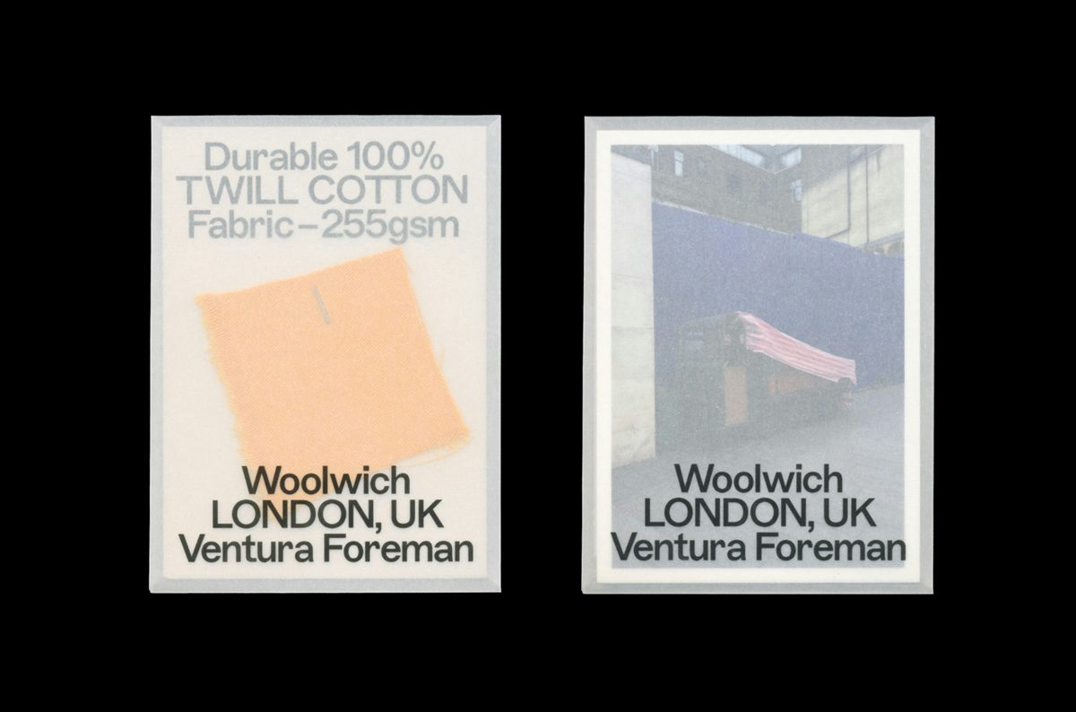 Photo montrant l'identité de Ventura Foreman par Studio Blackburn