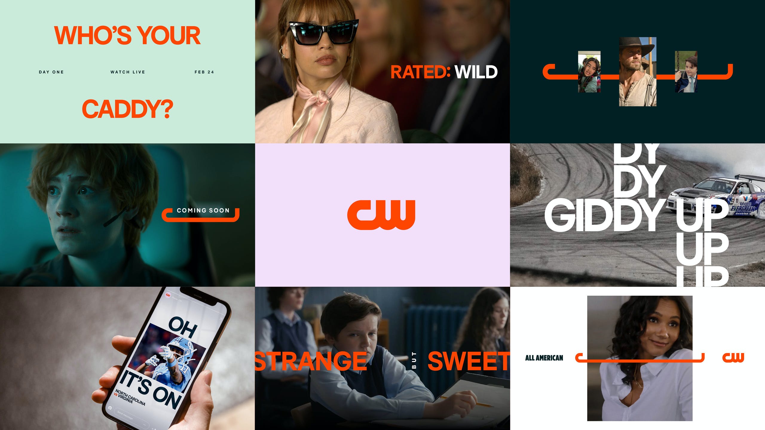 DixonBaxi crée une nouvelle image pleine d'esprit pour la chaîne de télévision américaine The CW