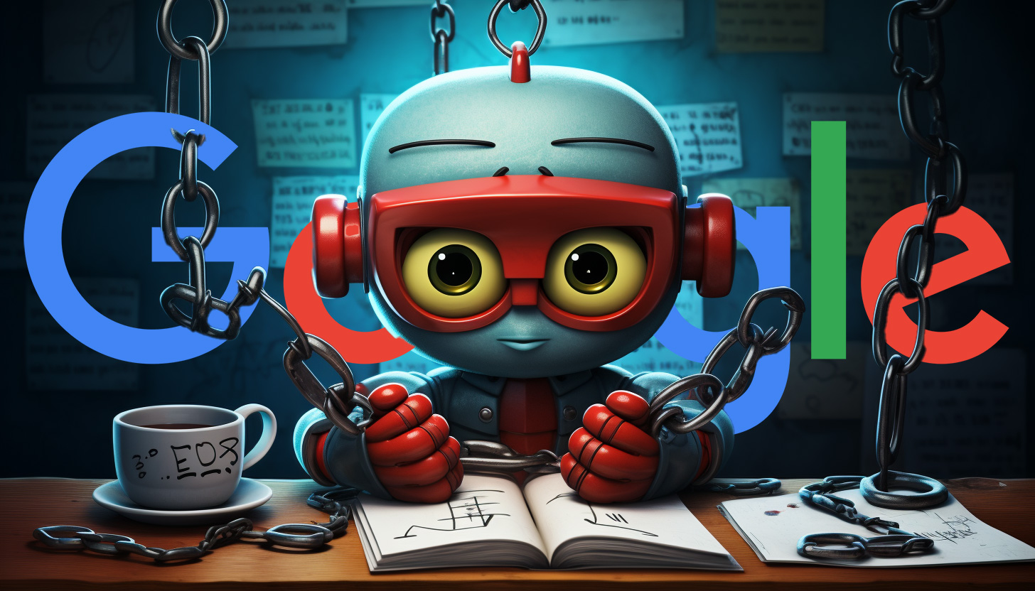 Google Robots Writing Handcuffs