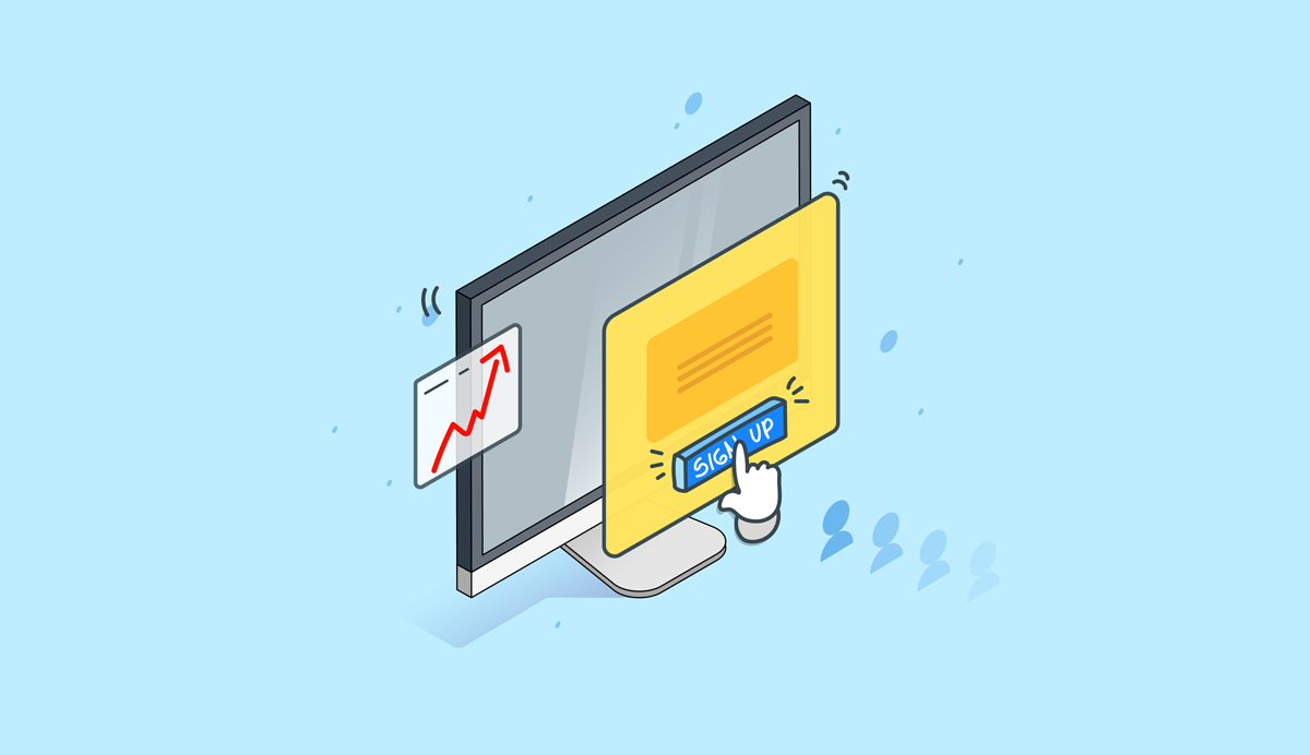 visual guide to exit intent popups