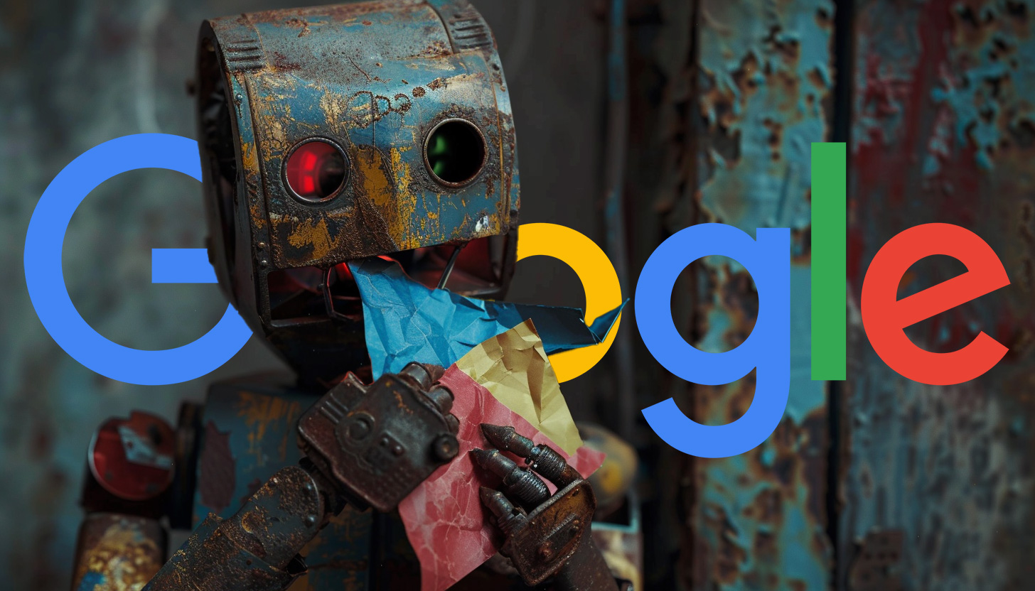 Google Robot Eating