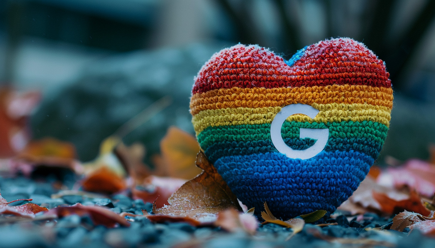 Google Logo Heart