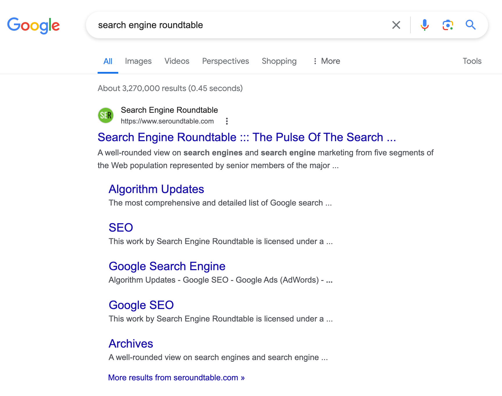 Liens annexes Google