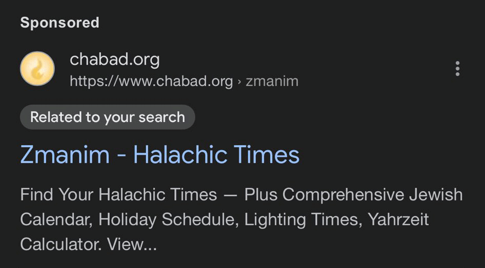 Annonces Google liées à votre recherche