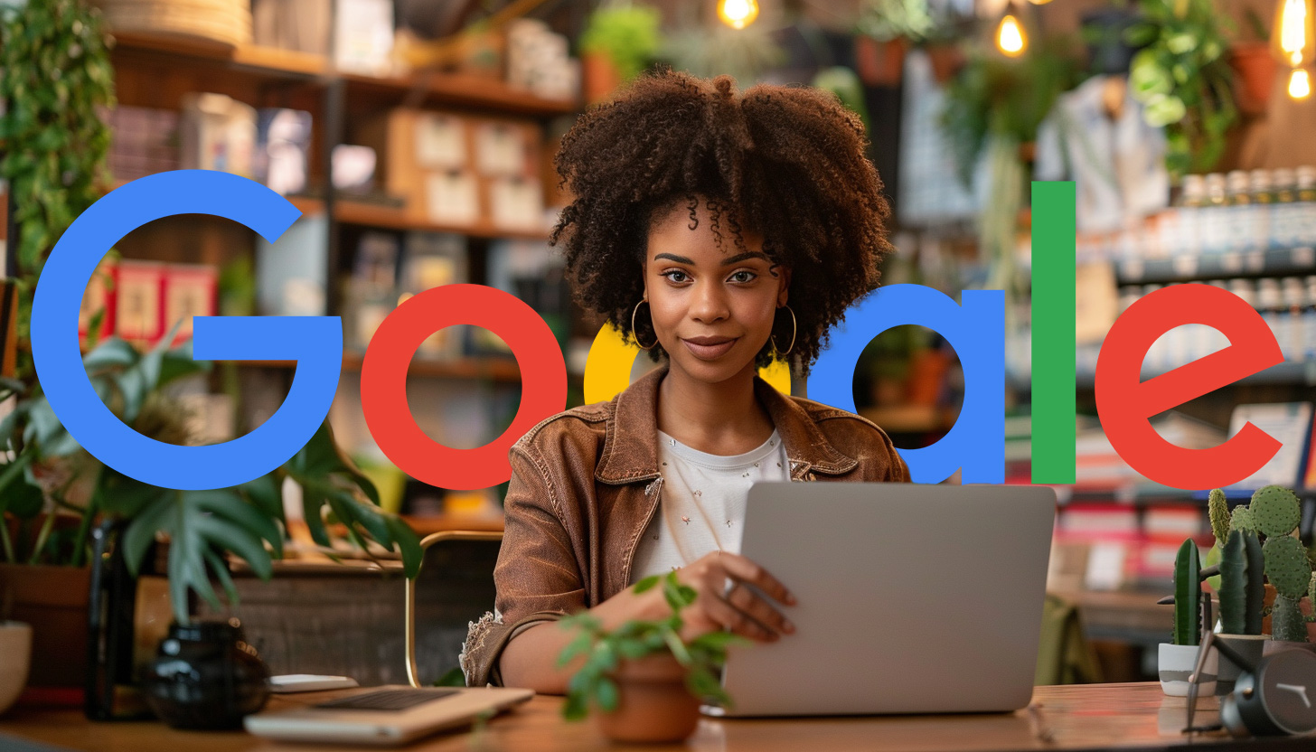 Business Woman Store Google Logo