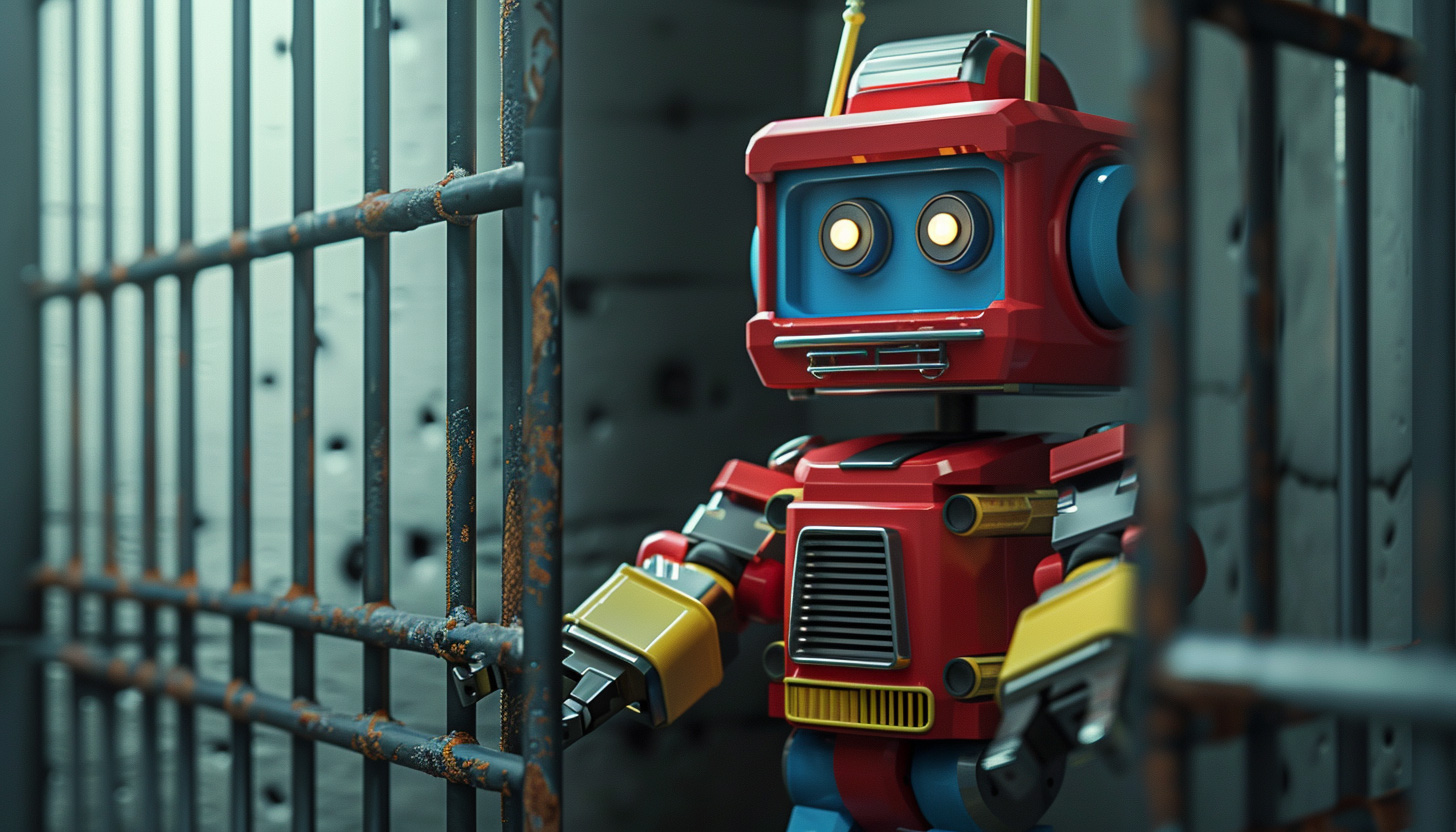 Google Robot Leaving Jail Cell