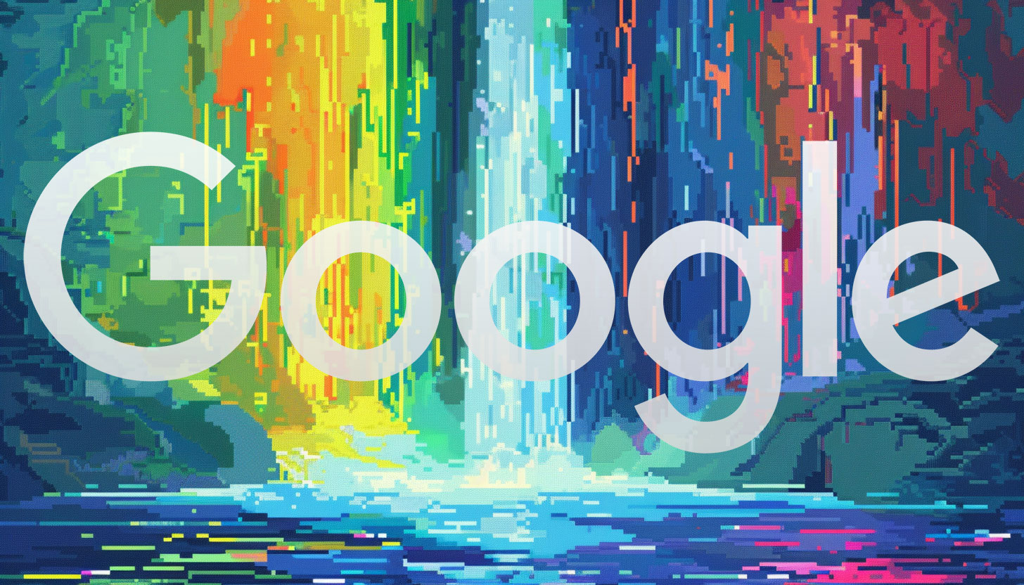 Google Pixel Waterfall