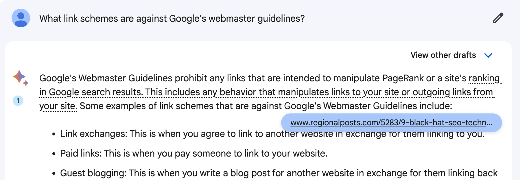 Liens vers les citations de Google Bard 1684191783