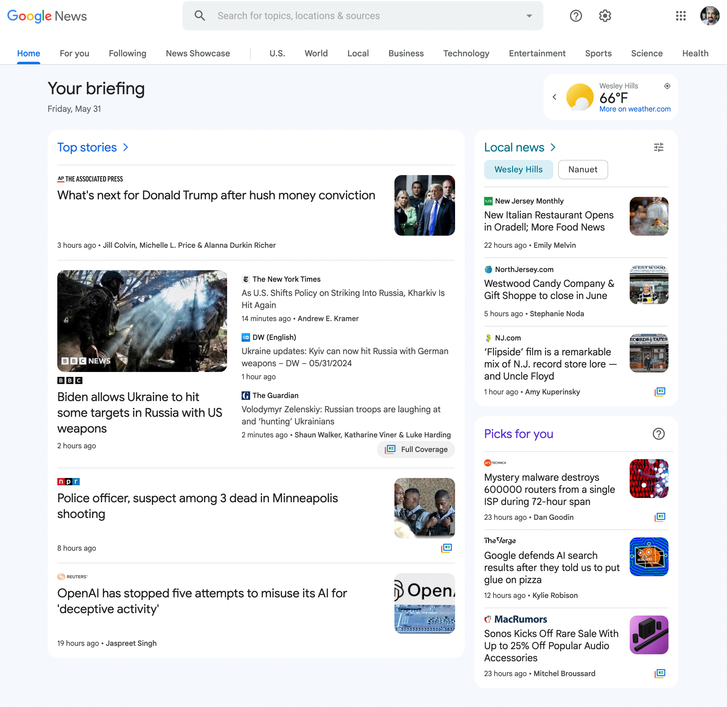Accueil Google Actualités Retour