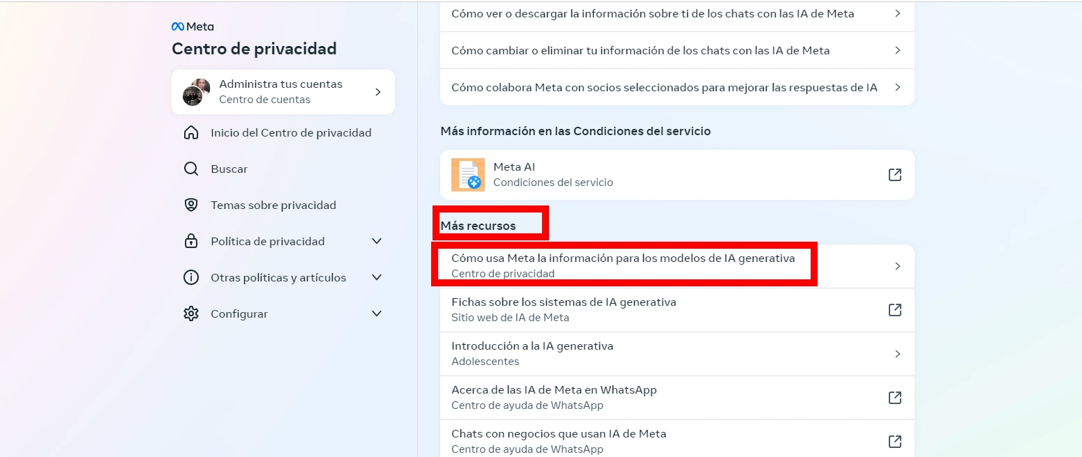 photo montrant comment rechercher Meta IA sur Instagram