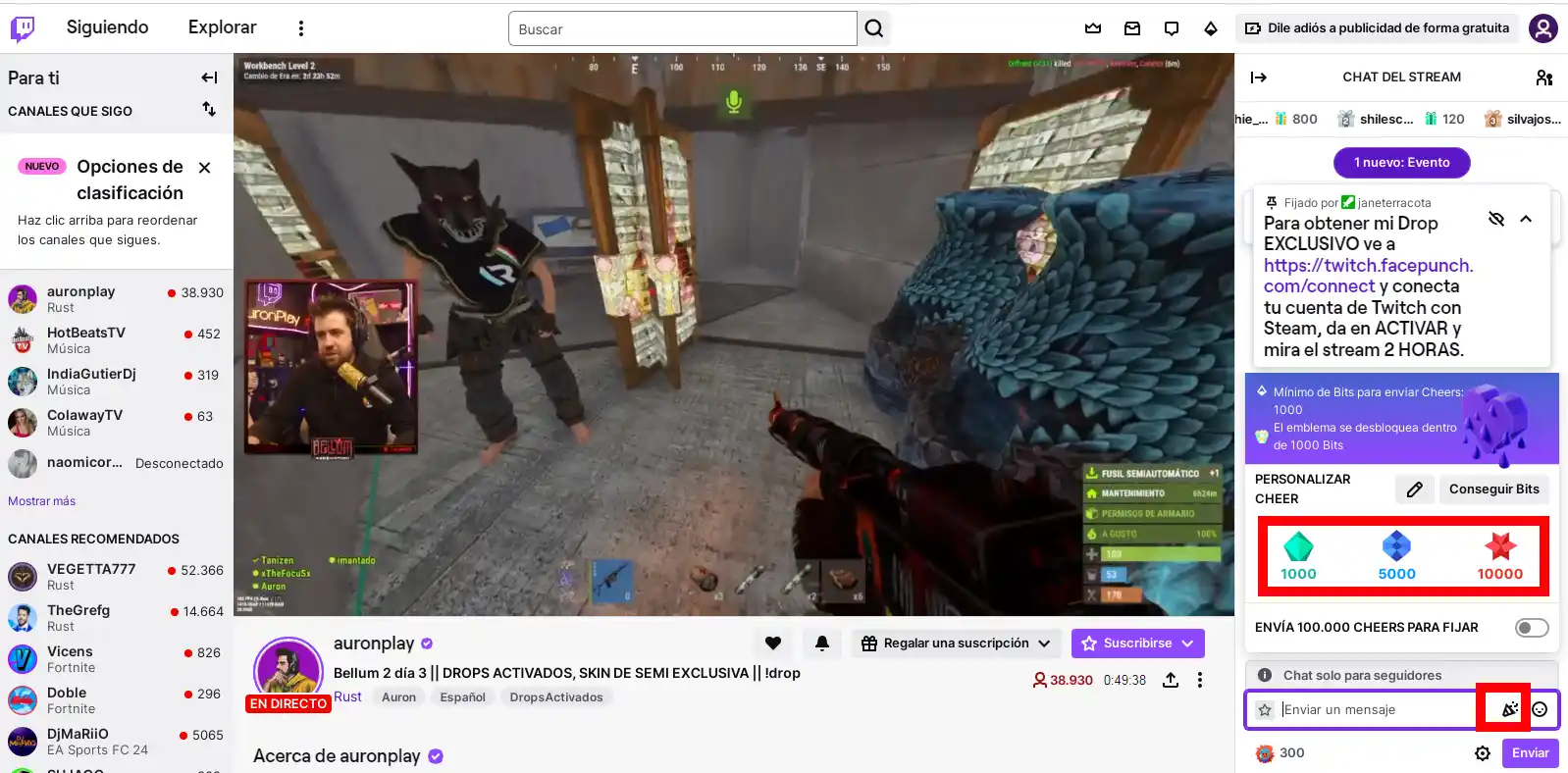 photo de comment envoyer des bits avec un message