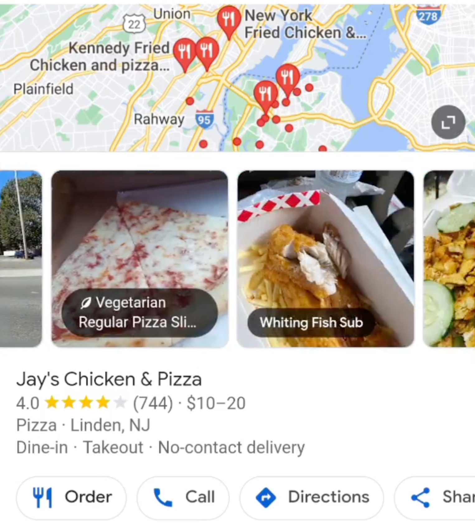 Étiquettes d'image Google Local