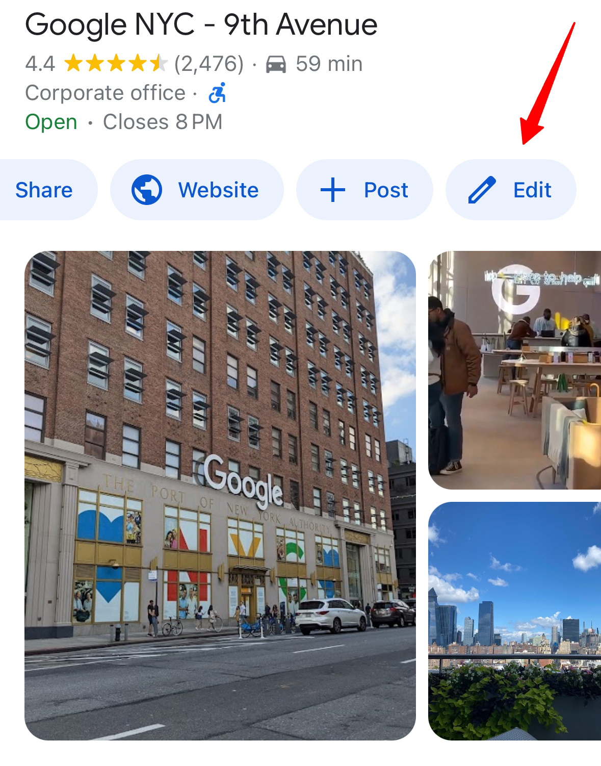 Bouton Modifier Google Maps