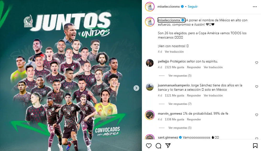 équipe nationale du Mexique