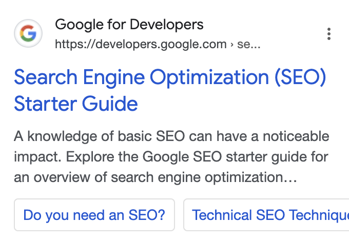 Liens annexes Google Mobile Rectangles de texte bleus normaux