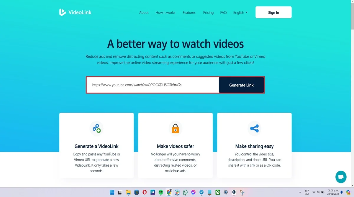 Générateur de liens