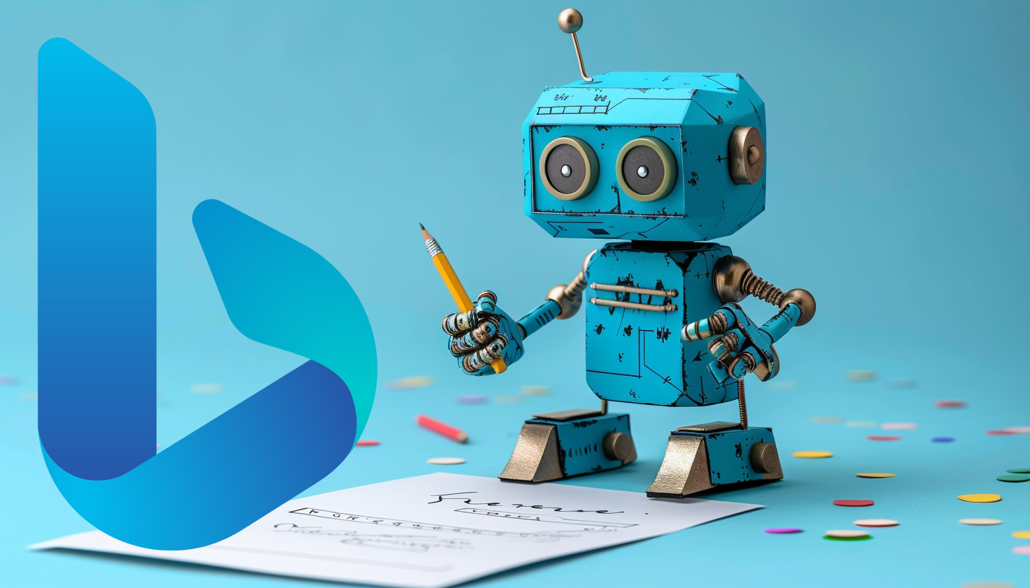 Bing Robot Writitng