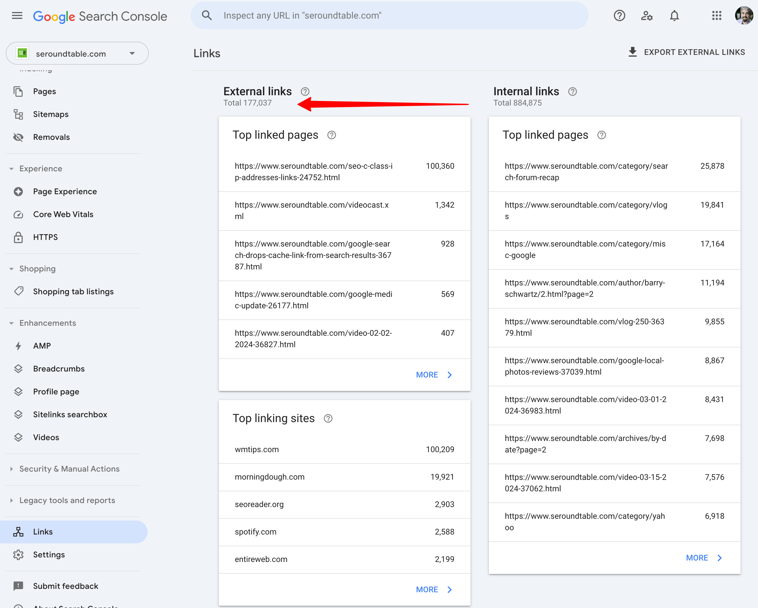 Rapport sur les liens Google du 30 mai 2024