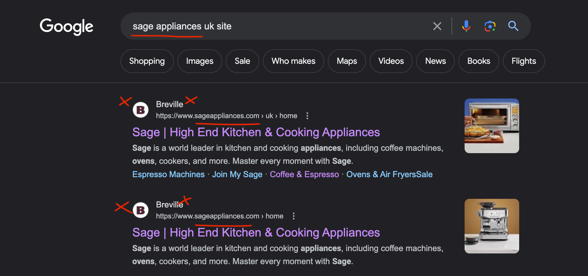 Problème de noms de sites Google Pages internes 1701696153
