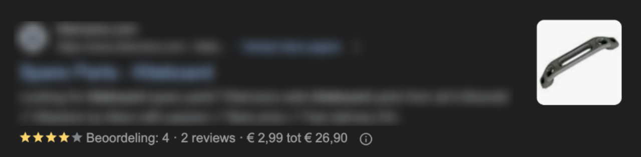 Bug de résultat riche