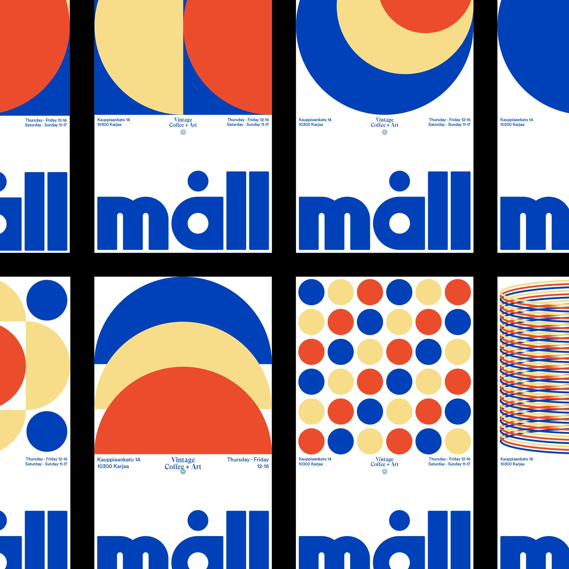 Le magasin finlandais Måll dévoile son image de marque rétro