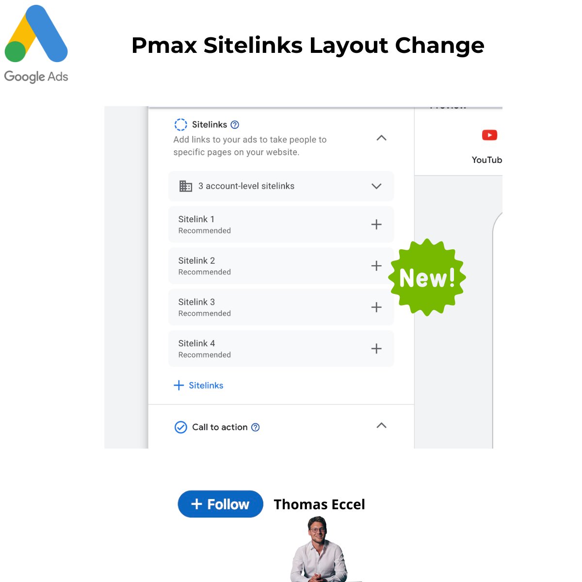 Modification des liens de site Google Ads