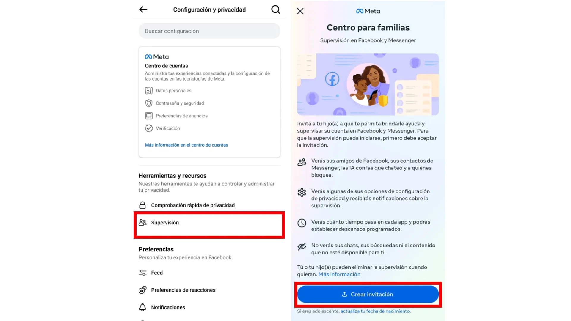 photo de supervision sur facebook
