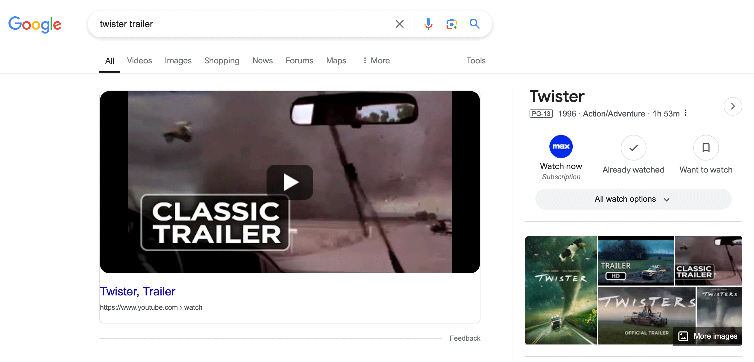 Aperçu des vidéos Google
