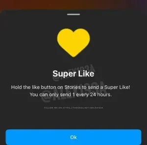 Instagram teste les Super Likes sur les Stories