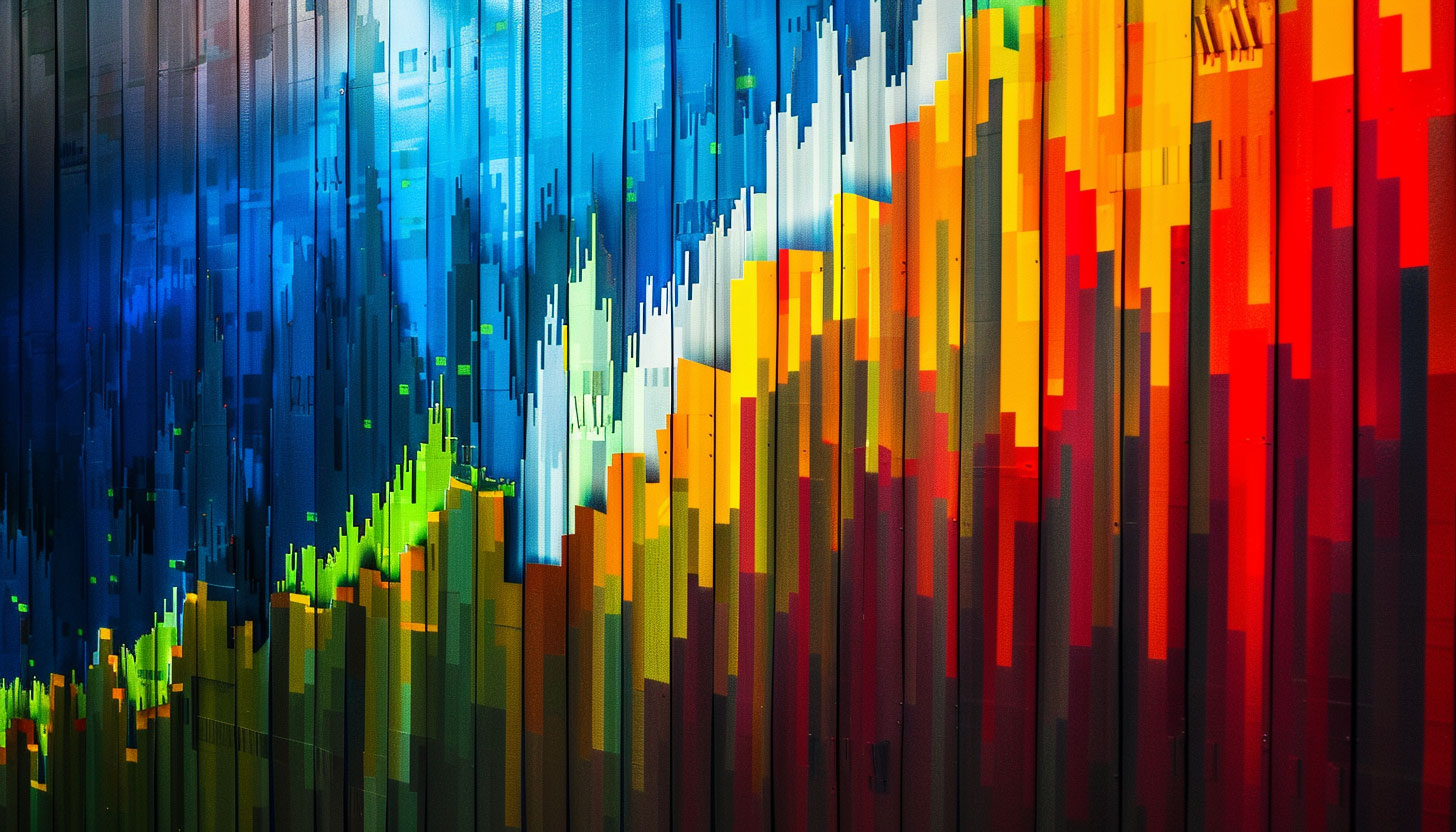 Stock Chart Abstract Google