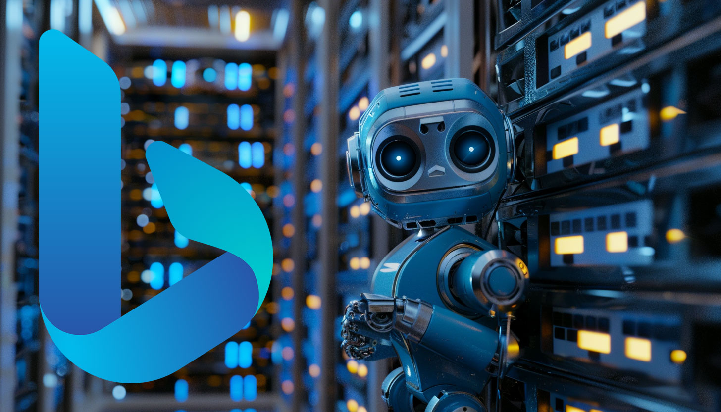 Bing Robot In Server Room